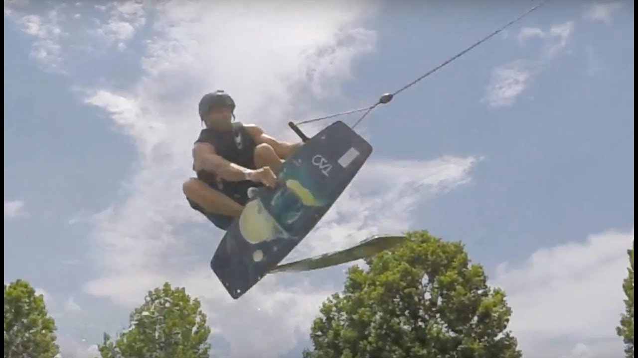 Wakeskate Session at a Cable Park in Tampa