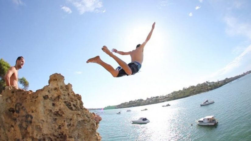 Blackwall Reach Cliff Jumping | aquasport.tv