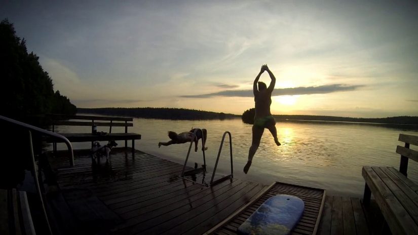 Sunset SUP session @ Sääksjärvi | aquasport.tv
