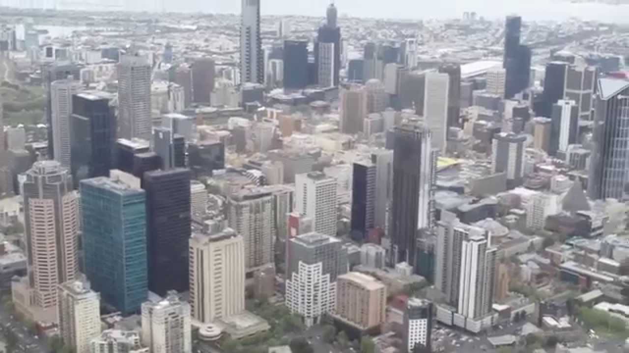 Helicopter Flight over Melbourne