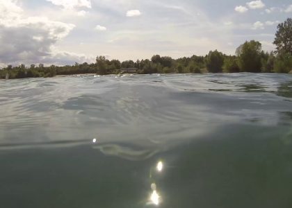 Relaxing dive in Leopoldshafen