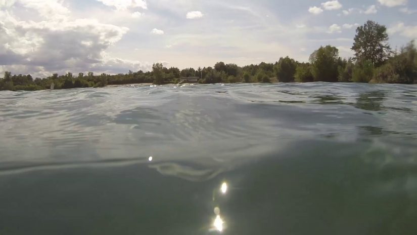 Relaxing dive in Leopoldshafen