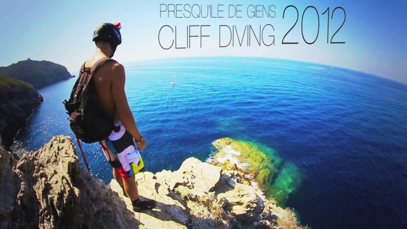 Cliff Diving in Presqu'île de Giens,France | aquasport.tv