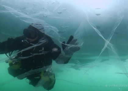 Ice diving in Lake Baikal, Siberia, Russia | aquasport.tv