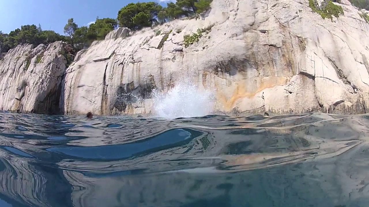 Kroatien 2012 Cliff Diving
