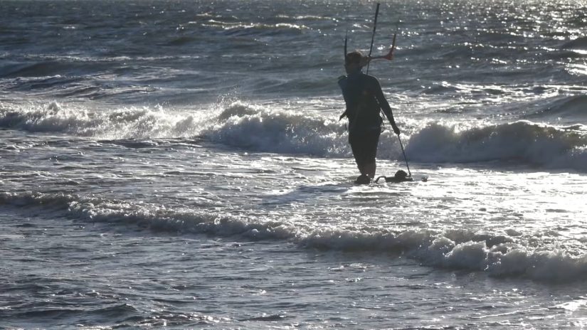 And the waves as strings