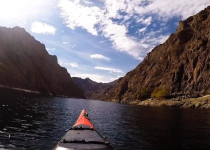 Kayaking down the Colorado