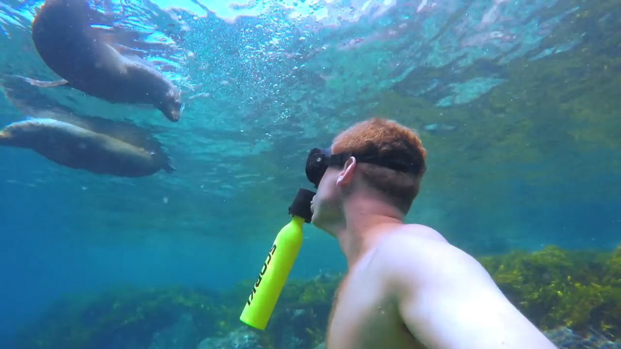 Scorkl, a bottle that aims to revolutionize scuba diving