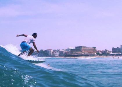 KDC in Biarritz...with Hira... ISA World Surfing Games | aquasport.tv