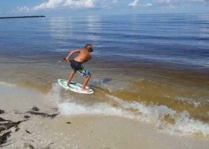 SkimShot - Double 360 trick | aquasport.tv