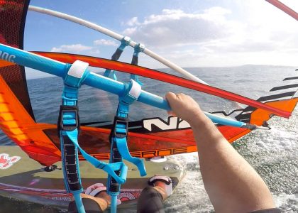 Suma Beach ( Kobe )  Windsurfing Offshore Planing 　須磨海岸　オフショアーおひとり様プレーニーング | aquasport.tv