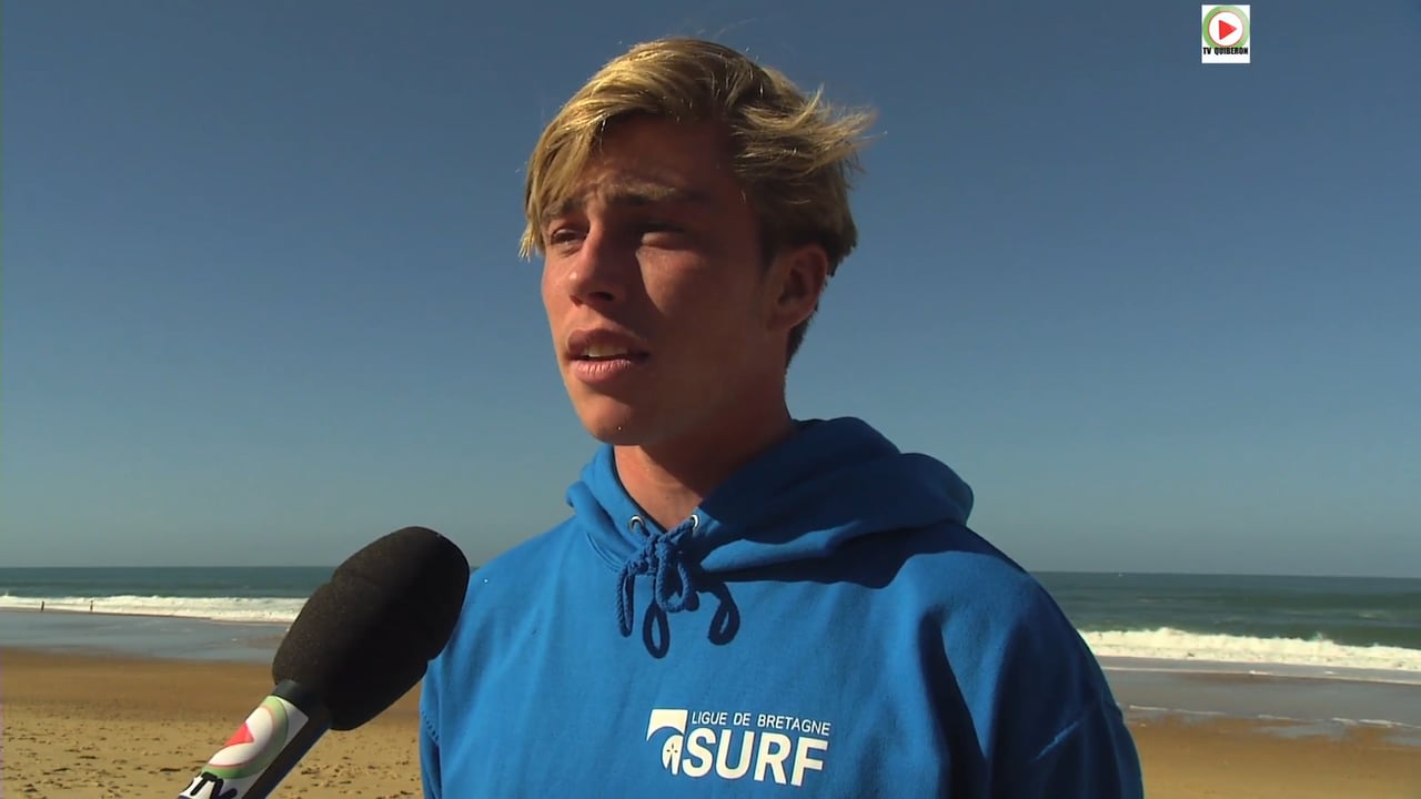Théo Julitte hope of breton surfing - Quiberon 24/7 TV | aquasport.tv