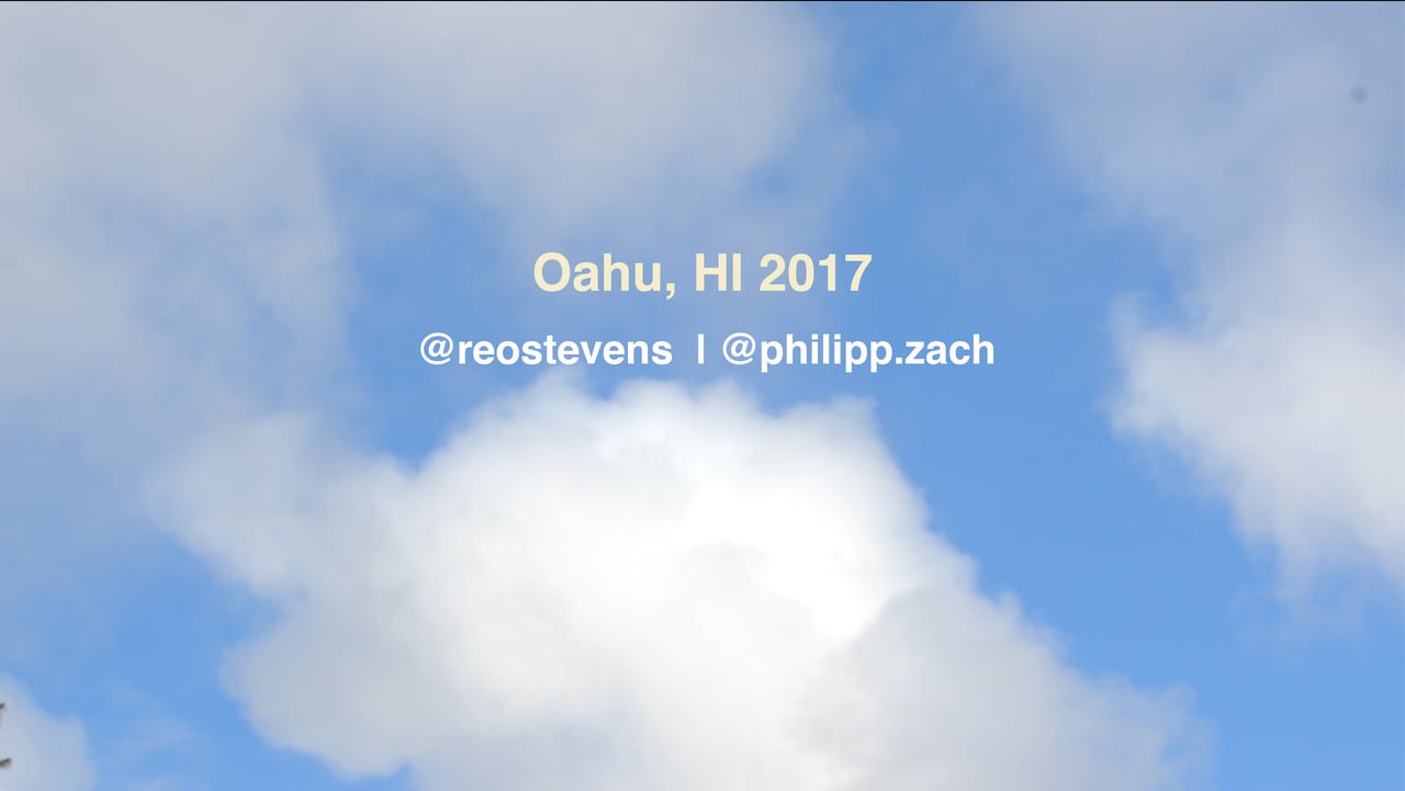 Philipp Zach + Reo Stevens #Backyards, Oahu 2017 � | aquasport.tv