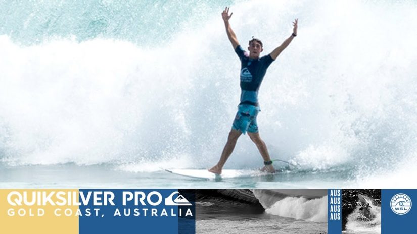 Griffin Colapintos 10 Point Triple Barrel Quiksilver Pro Gold Coast 2018 Highlight