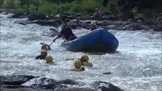 Ocoee River Whitewater Rafting Carnage and Kayak Surfing