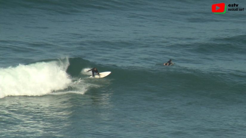 Biarritz Surfing in Cte des Basques mode ESTV Euskadi Surf TV