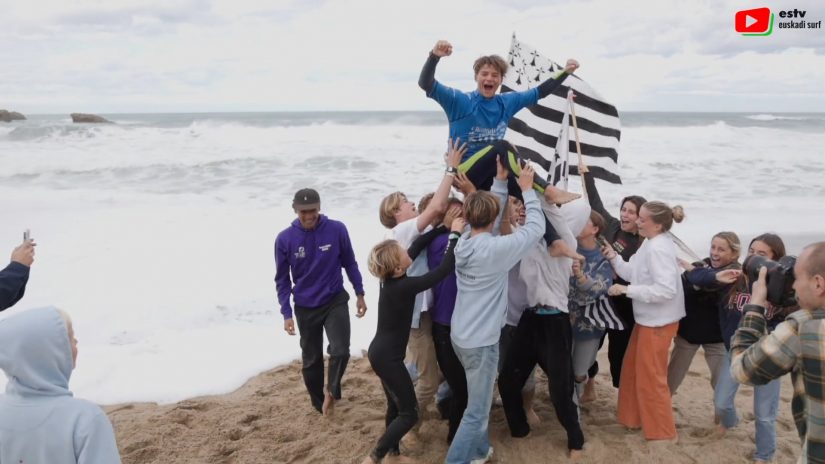 Biarritz Gabriel Abiven Champion of France ESTV Euskadi Surf TV